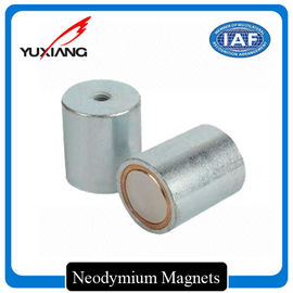 Deep Pot Holding Neodymium Iron Boron Magnets , Small Neodymium Magnets Custom
