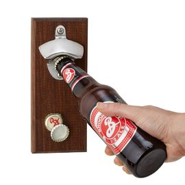 Tipo permanente piccola dimensione magnetica apri di bottiglia di birra del metallo del collettore del cappuccio